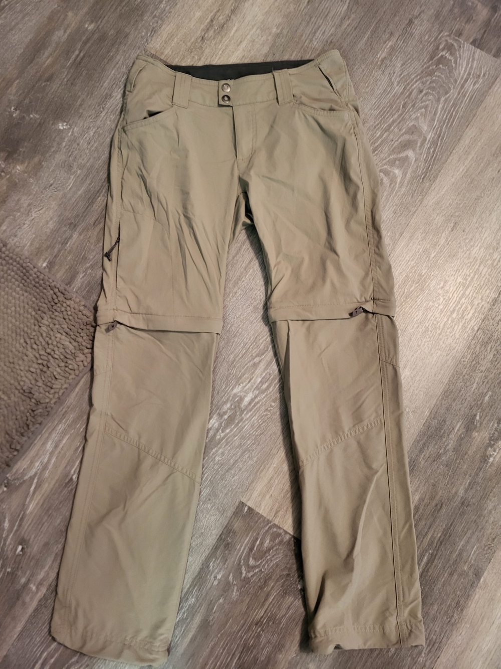 Columbia Women's Omni-Shade Nylon Convertible Hiking Pants Size 4
